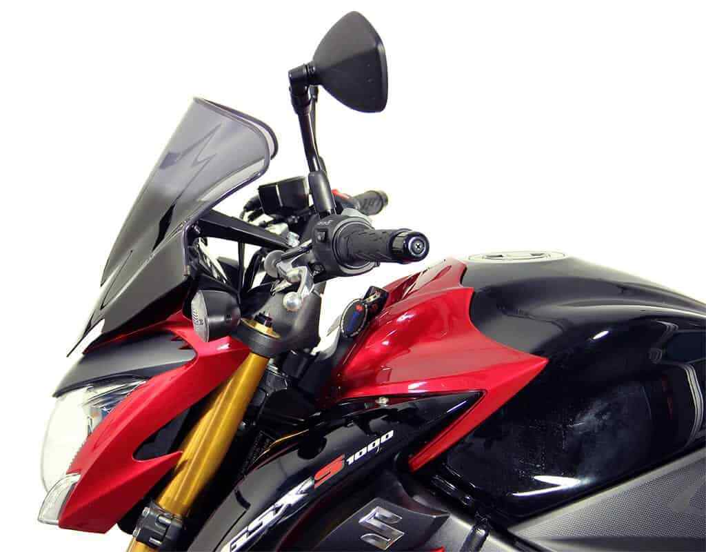 MRA.4025066149230 MRA Racing windscreen "NRM" for SUZUKI GSX-S 1000 DG, 2014- black