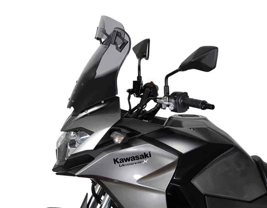 MRA.4025066161140 MRA Vario Touring Screen ""VT"" for KAWASAKI VERSYS X 300 2017 Smoke Grey