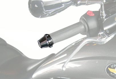 KAO.HDTCV07-0.8 Kaoko Throttle Lock Cruise Control Victory 2007 models, Torpedo-style, chrome incl. Bar-End Weights