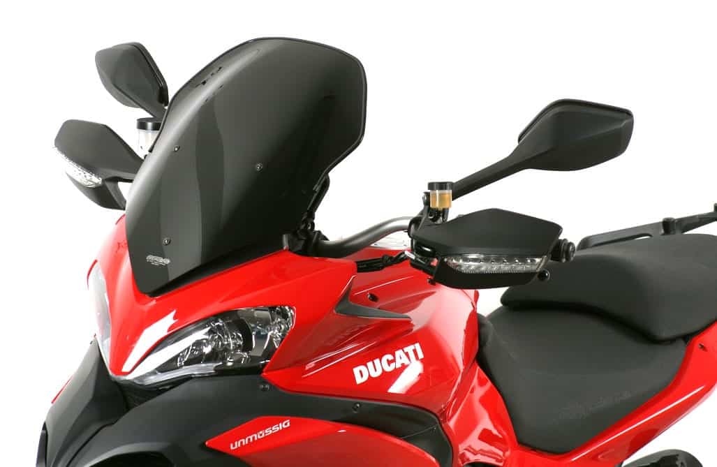 MRA.23.031.T.8 MRA TouringScreen Windshield for Ducati Multistrada 1200, '10-'12 BLACK
