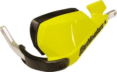 BB.BHG6.Y Barkbusters VPS Handguard with backbone, wind deflector, plastics mounting kit sold separately - YELLOW