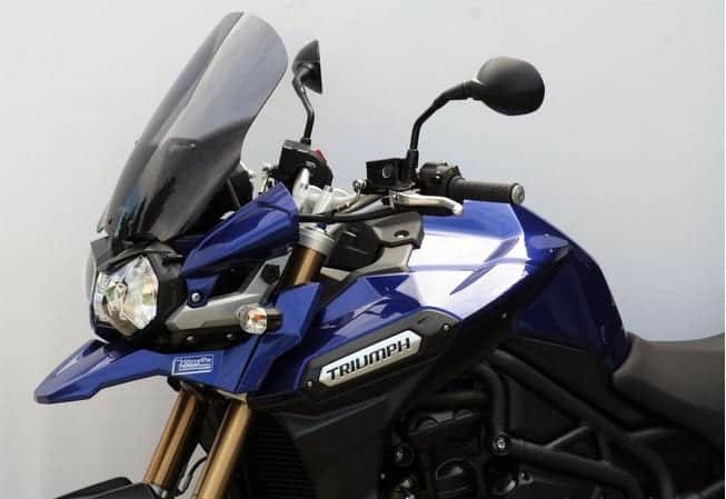 MRA.11.019.T.1 MRA TouringScreen Windshield for Triumph Explorer 1200, '12- smoke grey