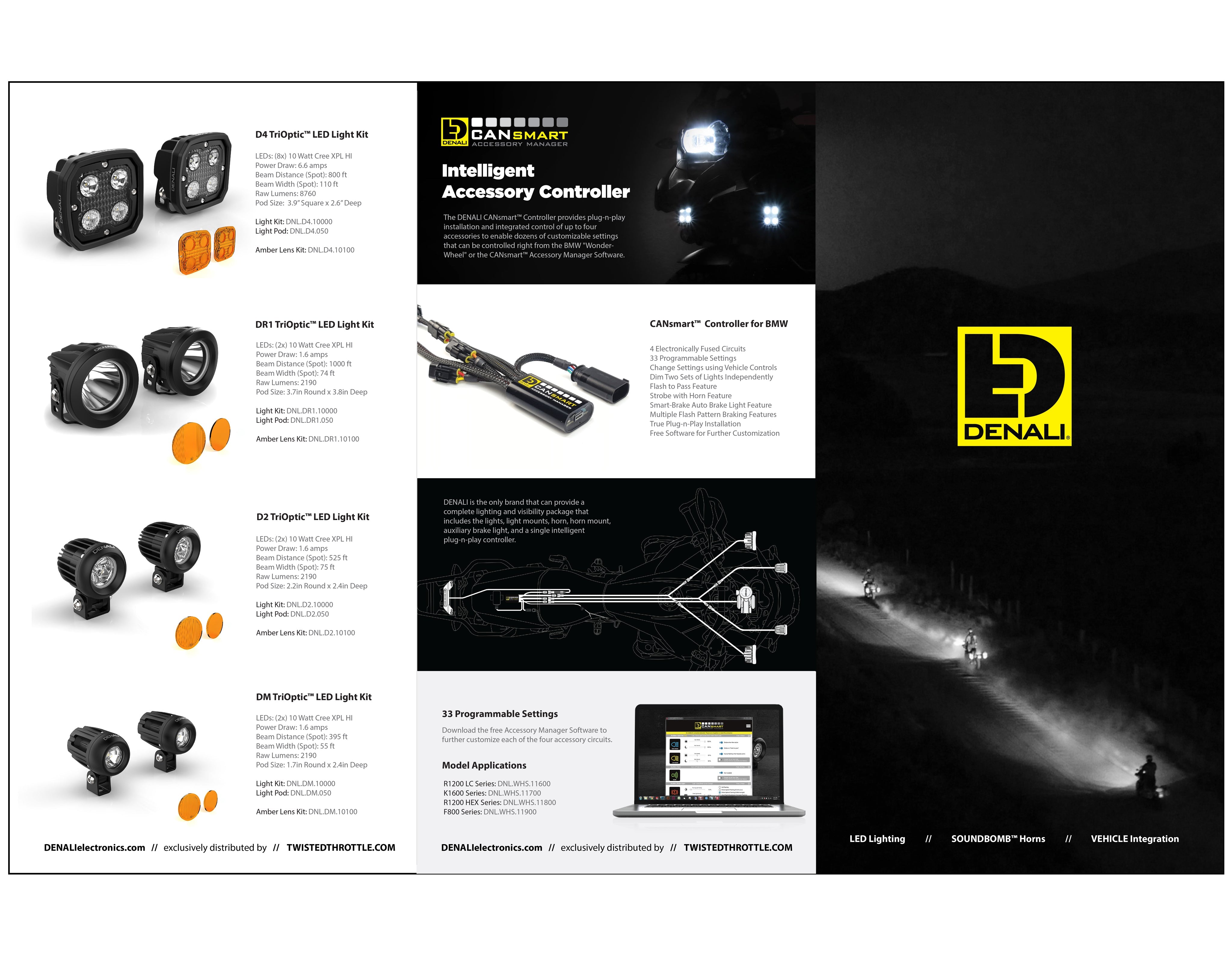 DNL.MKT.001 DENALI 2.0 Tri-Fold Product Brochure, 5.5x11