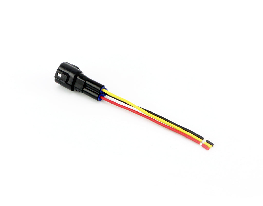 DNL.WHS.050 DENALI MT Series 3-Pin Waterproof Connector Pigtail, Male
